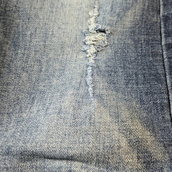 Men's Aeropostale Super Skinny Dark Denim Faded Wash Distressed Size 30 👖🔥 - Picture 10 of 11